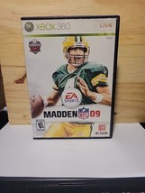 Madden NFL 09 (Microsoft Xbox 360, 2008) TESTED WORKS  - $6.48