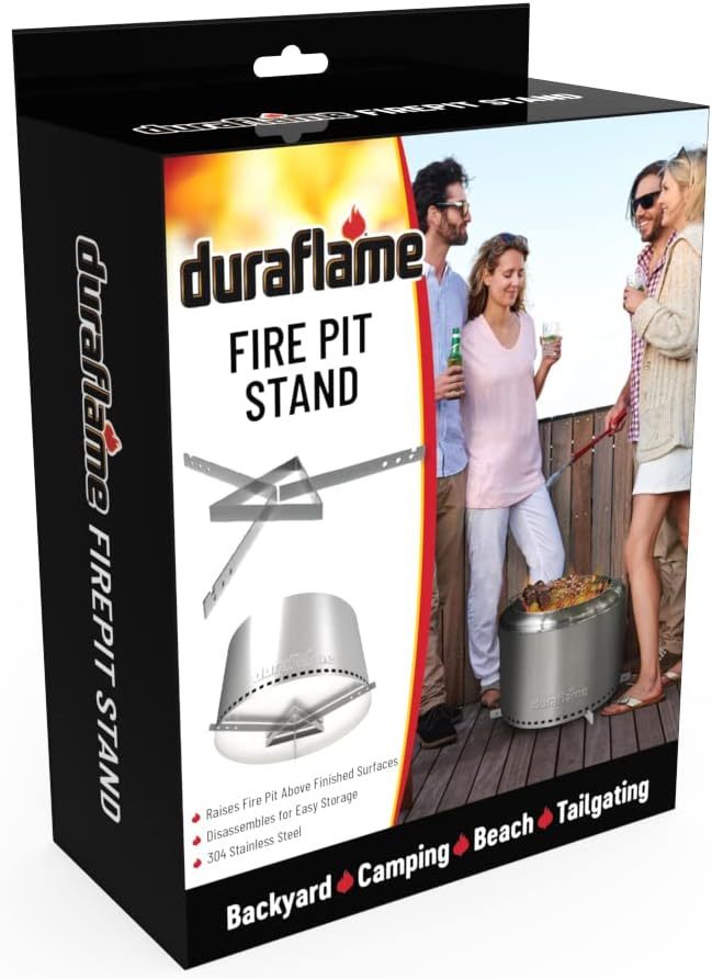 Smokeless Duraflametm Fire Pit With 19&quot; Stand. - $36.97