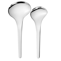 Bloom by Georg Jensen Stainless Steel Serving Spoon Set 2 pieces - New - £53.97 GBP