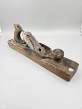 Vintage Collectible Wood Block Plane 15&quot; long Woodworking Hand Tool - £23.58 GBP