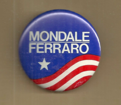 Mondale Ferraro - Walter Mondale - Geraldine Ferraro - 1984 Presidential Clasp - £2.34 GBP
