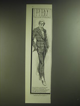 1974 PBM Suit Advertisement - PBM The Look of Madras - $18.49