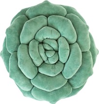 Audacious Hippo Flower Pillow | Succulent Pillow | Plant Pillow | Double Stuffed - £54.12 GBP