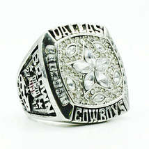 NFL Silver 1995 Dallas Cowboys Championship Ring Replica - £19.54 GBP