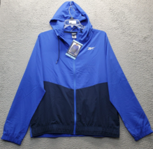 Reebok Training Jacket Men&#39;s L Multi Woven On Seam Pockets Regular Fit F... - $29.19