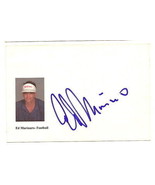 Ed Marinaro Autographed 3x5 Index Card Football Signed Jets - €8,71 EUR