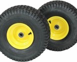 2 Wheel Tire Assembly 15x6.00-6 John Deere LT133 LA115 LA105 D100 D105 L... - $102.55