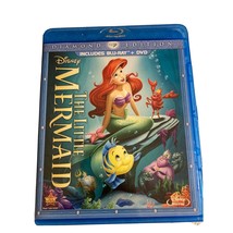 The Little Mermaid Blu ray DVD 2013 Movie 2 Disc Set Diamond Edition Rat... - $8.90