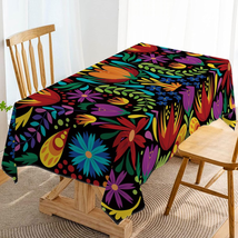 Hafangry Mexican Table Cover Mexico Day of the Dead Decorations Fiesta P... - £19.11 GBP