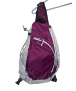 Eddie Bauer purple grey Ripstop Sling Backpack - $332.78 MXN