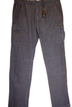 Jeycoleman Authentic Gray Men&#39;s Cotton Corduroy Jeans Pants Size US 38 EU 54 - £66.57 GBP