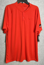 NIKE Dri Fit Golf Shirt Mens XL Orange With Tags 2019 Courthouse Cup - £18.21 GBP