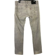 Levis Capital E Matchstick Slim Straight Stretch Gray Denim Jeans 31x32 ... - £75.94 GBP