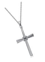 Baseball Cross Necklace 925 Sterling Silver Number 23 - $47.83
