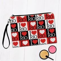 I Love Rio : Gift Makeup Bag de Janeiro Brazil Brasil Tourism Country Cup - £9.58 GBP