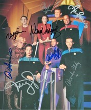 STAR TREK DS9 Cast Signed Photo X8 - Avery Brooks, Nana Visitor, Rene Auberjonoi - £466.91 GBP