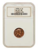 1938-D 1C Ngc MS67RD - £185.17 GBP