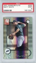 2001 Donruss Elite Matt White #200 PSA 9 P1254 - £3.38 GBP