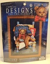 Leisure Arts Cross Stitch Kit 5611 MR BEAR Hometown Signature Series 14 ... - $9.99