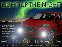 Xenon Halogen Fog Lamps Driving Light Kit Sedan Hatch for 2014-2018 Ford Fiesta - £101.43 GBP