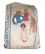 Vintage McCall’s Sewing Pattern Set Of Tops With Transfer Size Small - $72.98 MXN