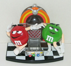 M&amp;M&#39;s Candy Dispenser Red &amp; Green Plastic Jukebox Dispenser - £19.76 GBP