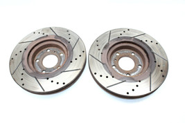2005-2008 INFINITI G35 SEDAN FRONT LEFT RIGHT SIDE DRILLED/SLOTTED ROTOR... - £144.78 GBP