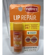 O&#39;KEEFFE&#39;S Lip Repair Soothing Aloeboost SPF 35 0.15 oz COMBINE SHIPPING ! - £3.59 GBP