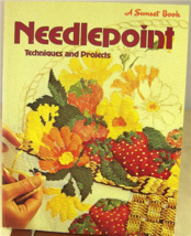 Needlepoint Techniques &amp; Projects Ideas &amp; Patterns 1972 Sunset Vintage Classic - £9.84 GBP