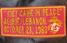 Beirut They Came In Peace - Awareness - Iron On Patch       10817 - $7.85