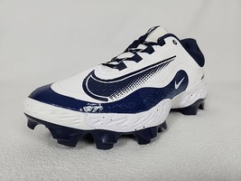 Nike Alpha Huarache Elite 4 Baseball Plastic Cleats Men&#39;s 11 White FD625... - $54.99