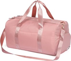 Duffle Bag For Women Sports Duffel Bag for Gym with Wet Pocket Shoe Compartment  - £29.55 GBP