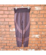 Seamless Leggings Burgundy Ladies Size Large PINK VICTORIA SECRETS EUC - $355.42 MXN