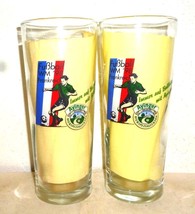 2 Ayinger Aying Soccer WorldCup France 1998 0.5L German Beer Glasses - £11.98 GBP