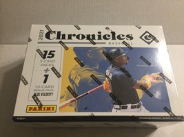 New 2021 Panini Chronicles Baseball Mega Box - 85 Cards (Average 1 Auto) - £60.01 GBP