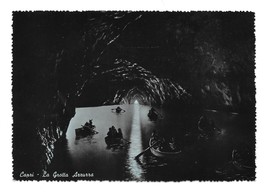 Italy Capri Blue Grotto La Grotta Azzurra Glossy Photo Postcard 4X6 - £3.72 GBP