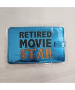 Luggage Tag Blue And Orange Funny Novelty Retired Movie Star - $8.91