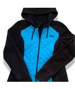 NEW Women's FILA Sport Zip Up Hoodie Jacket Sweatshirt Athletic Blue Black Med - $19.00