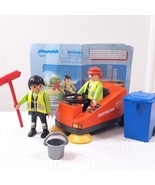 PLAYMOBIL CITY LIFE 70203 STREET SWEEPER road cleaning machine broom tra... - $596.22 MXN