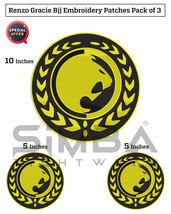 BJJ Gracie Embroidery Patches BJJ Gi Embroidery Patches Renzo BJJ Gi Pat... - £24.45 GBP