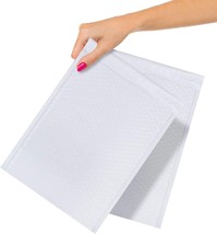 Poly Bubble Mailers 7 x 11 Inch Pack of 25 White Padded Envelopes - £23.21 GBP