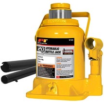 Performance Tool W1644 20 Ton (40,000 lbs.) Heavy Duty Shorty Bottle Jack - $87.33