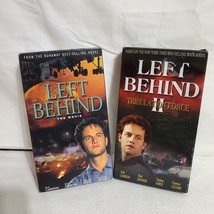 Left Behind  and Left Behind II Tribulation Force - CLASSIC VHS MOVIES - £7.64 GBP