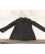 Adult Women&#39;s RARE Mercedes-Benz Collection Leather Black Button Jacket ... - €42,00 EUR