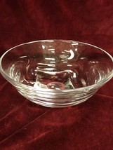 9 in HEAVY ROUND Crystal Bowl serving centerpiece square base Dinnerware - £26.47 GBP