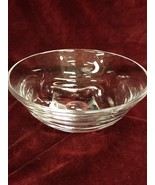9 in HEAVY ROUND Crystal Bowl serving centerpiece square base Dinnerware - £26.40 GBP