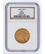 1907-S G$10 Gold Liberty Head Graded by NGC as AU-58! Released by GSA - $96,395.52 MXN