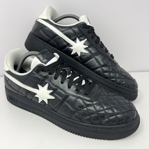 Starwalk Soldier Men’s Black Quilt Sneaker Sz 10 Black Leather Streetwea... - $98.95