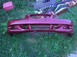 1998 Hyundai Sonata Red Front Bumper Cover With Reinforcement &amp; Brackets Oem - £337.25 GBP