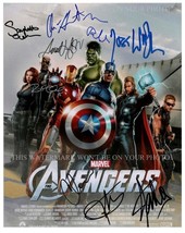 The Avengers Signed Autographed Cast 8x10 Rp Photo By 9 Downey Jr Evans Stan Lee - £14.38 GBP